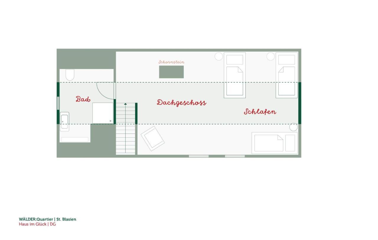 Waelder: Quartier Haus Im Glueck Vila St. Blasien Exterior foto